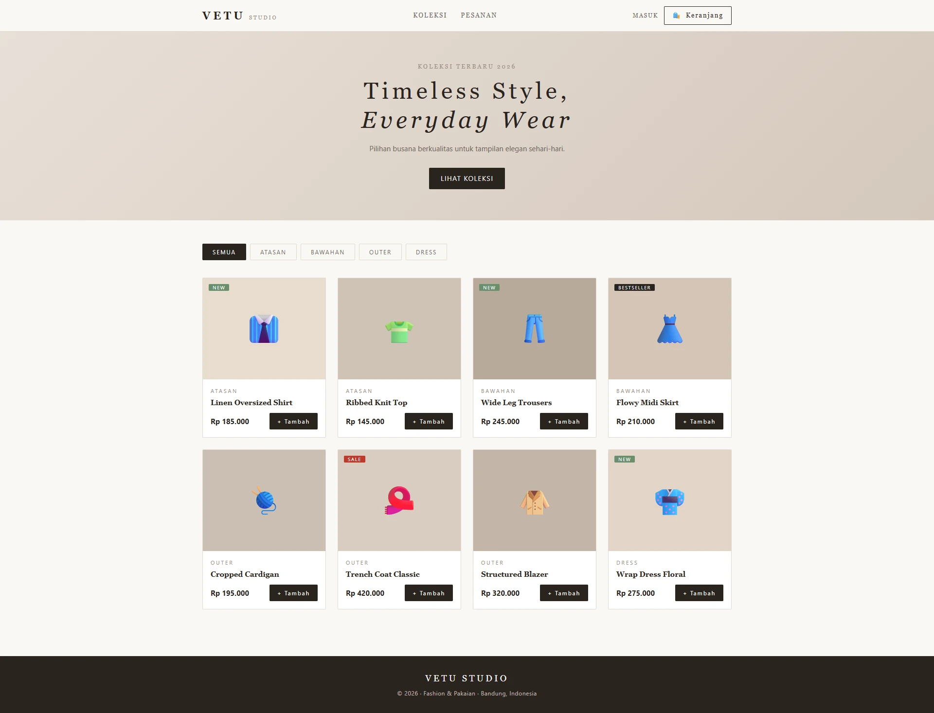 Website Online Shop